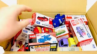 【トミカカーズ】新作トミカなどはたらくくるま🚙ミニカーを箱に楽しく収納してお片付けしよう！Lets have fun organizing Tomica cars in box！【Tomica】 [upl. by Schwab86]