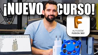 💥APRENDE DISEÑO 3D para IMPRIMIR 3D💥¡¡DESDE CERO ►NUEVO CURSO Autodesk FUSION 360 principiantes [upl. by Ilhsa]