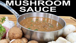 Easy Creamy Mushroom Sauce  ChefJean Pierre [upl. by Birck]