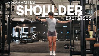 BUILD CAPPED DELTS WITH 5 EXERCISES [upl. by Maribel]