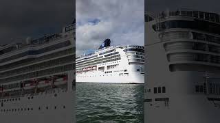 Cruise Ship Line Up and Departures from Southampton [upl. by Ainalem]