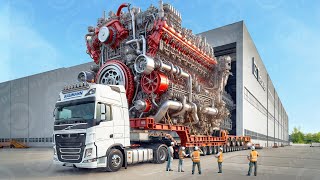 INSIDE The Building of the Worlds Largest amp Most Powerful Ship Diesel Engine Ever Built [upl. by Hiett]