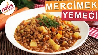 Yeşil Mercimek Yemeği Nasıl Yapılır Çok besleyici çok lezzetli  Nefis Yemek Tarifleri [upl. by Rico]