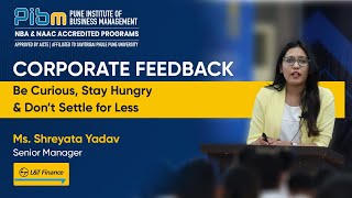 Corporate Feedback Ms Shreyata Yadav Senior Manager at LampT Financial Services [upl. by Bedell]