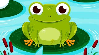 Cinco Ranitas Con Manchitas  Canciones Infantiles Super Simple Español Five Little Frogs Kids [upl. by Mellette]