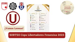 SORTEO de la Copa Libertadores Femenina 2023  REACCIÓN [upl. by Eirrot]