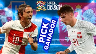 CROACIA VS POLONIA PRONÓSTICO ⚽️🏆  UEFA NATIONS LEAGUE  JORNADA 2  APUESTAS DEPORTIVAS [upl. by Ibot157]