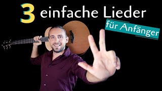 3 einfache Gitarren Lieder für Anfänger  PDFs [upl. by Nniroc551]