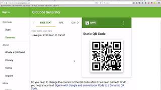 QR Code Generator Tutorial [upl. by Calle544]