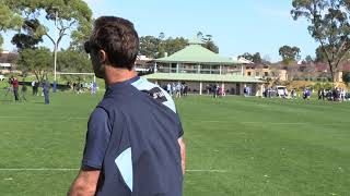 Andrew Johns gives Nathan Cleary a short kicking tutorial [upl. by Nilerual400]