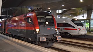 Züge Wien Hbf ● SOMMER 2018 [upl. by Nosnar]