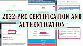 2022 UPDATED PRC CERTIFICATION AND AUTHENTICATION OF DOCUMENTS [upl. by Bedwell498]