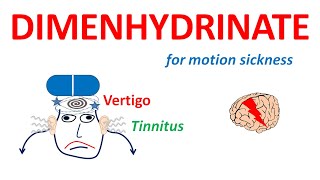 Dimenhydrinate for vertigo and motion sickness [upl. by Nirre]