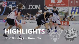 Sestřih utkání Bulldogs Brno vs DDQ Florbal Chomutov 2 čtvrtfinále [upl. by Attekram]