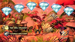 Crash Bandicoot 4 Give It A Spin  All Boxes amp Hidden Gem Location [upl. by Zipnick]