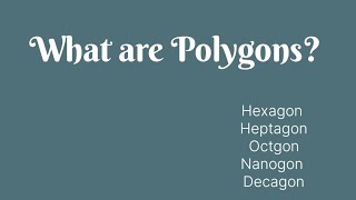 Polygons  Regular Polygon  CTET maths topic [upl. by Yddor]