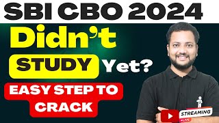 SBI CBO Did not Study yet  Crack SBI Circle Based Officer Exam with these Master Classes [upl. by Innavoj]