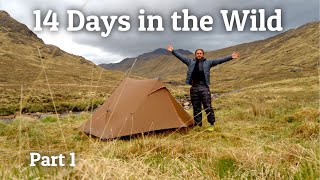 14 Days in the Wild  Solo Backpacking in the Scottish Highlands  Cape Wrath Trail Part 1 [upl. by Moazami415]