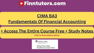 CIMA Certificate Level BA3 Chapter 6 Demo Accruals and Prepayment Accounting [upl. by Nereus]