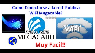 Como Conectarse a la Red Publica WiFi Megacable [upl. by Ettesus]