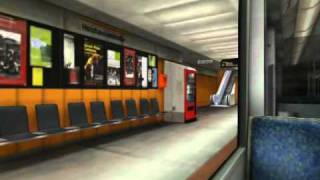 Ubahn Frankfurt Trainz Mitfahrt [upl. by Aric]