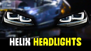 MK7 GTI HELIX HEADLIGHTS INSTALL [upl. by Ayojal]