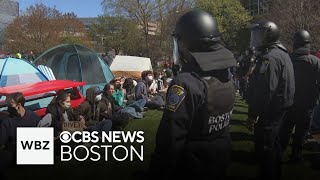 Police respond to Northeastern protest and more top stories [upl. by Sihunn960]