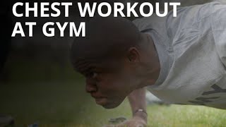 Best chest workout at gym beginners 💪  gym workout  gym gymlife viralvideo [upl. by Ynohtnacram]