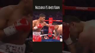 Securing Title  Maidana VS Amir Khan [upl. by Oirretno351]