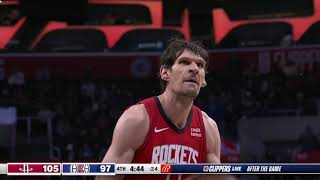 Boban Marjanović purposely misses his second free throw to give Clippers fans free ChickfilA [upl. by Mohammed]