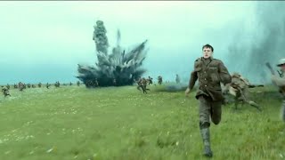 Running Across Battlefield Scene  1917 Movie [upl. by Nuhsed]