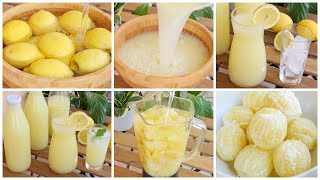 أروع طريقة لتحضير السيتروناد او الليموناضة التونسي المنعش للعيد خالي من المرارة👌🍋بطريقة سهلة وسريعة😋 [upl. by Airlie]