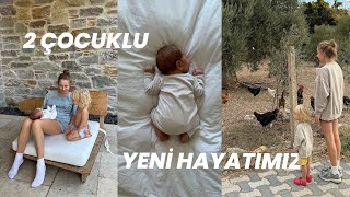 2 Çocuklu İlk Ay 🐣🐥  BodrumGünlükleri [upl. by Weinberg]