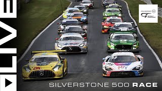 LIVE  Race  Silverstone 500  Intelligent Money British GT Championship [upl. by Kiri27]