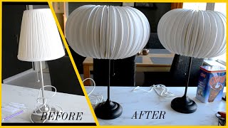 DIY Lampshade Makeover Paper Plates [upl. by Aneer296]