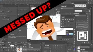 Photoshop Toolbar Missing  How to Reset Tools and Workspace in Photoshop [upl. by Oicirbaf146]