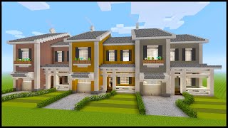 Minecraft How to Build a Townhouse  PART 1 [upl. by Finny]