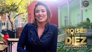 Moisés y los Diez Mandamientos  La Película  Entrevista a Giselle Itié  Parte 1 [upl. by Dnalon]