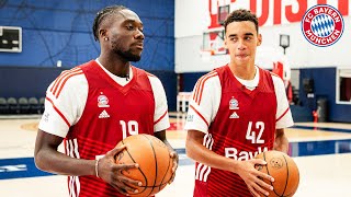 Phonzy vs Jamal  quotThats 90quot  Basketball Challenge  FC Bayern [upl. by Kosaka]