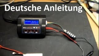 Hitec Multi Charger X1 AC Plus Kleine Hilfe  Tutorial  Anleitung  Lipo richtig laden  Fazit [upl. by Suiratnod]