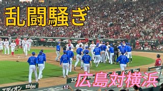 新井監督が激怒 広島対横浜で乱闘騒ぎ 20240915 [upl. by Nicoli]