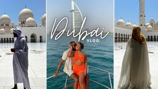 Luxury Dubai Baecation  Yachts Abu Dhabi Ossiano Five Palm Jumeirah Desert Safari [upl. by Eedyaj888]