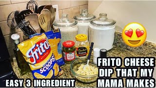 3 INGREDIENT FRITOS CHEESE DIPEASYQUICK [upl. by Eillil]