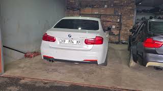 bmw f30 330d straight pipe sound [upl. by Madden]