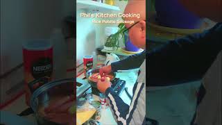 Phils Kitchen Cooking Rice Potato Sausage Casserole [upl. by Polinski]