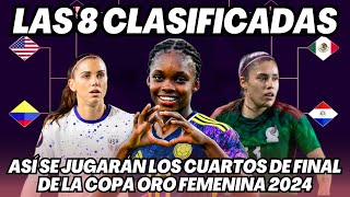 COPA ORO FEMENINA 2024 ASÍ SE JUGARÁN LOS CUARTOS DE FINAL [upl. by Ecyob]