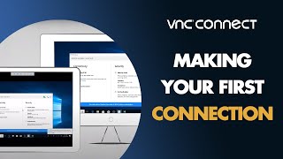 Making your first connection with VNC Connect remote access software [upl. by Nroht846]