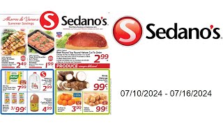 Sedanos Weekly Ad US  07102024  07162024 [upl. by Namyaw]