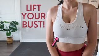 LIFT AND FIRM YOUR BREAST IN 30 DAYS l Burn Armpit Fat Bra Fat l BEST exercises to lift your bust [upl. by Bloch]