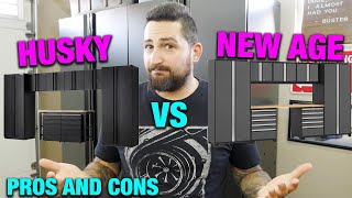 Husky heavy duty vs New Age pro garage cabinets Which should you choose Review [upl. by Burkle310]